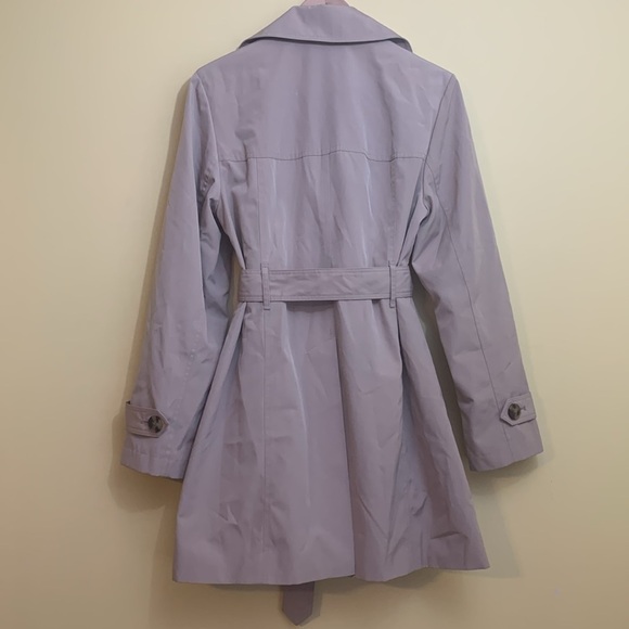 London Fog Classic British Khaki Belted Button Down Water-Resistant Trench Coat - Picture 16 of 16